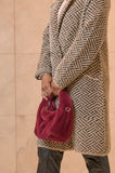 Cheryl Faux Fur Crossbody Bag - Sugar Plum