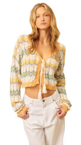 ISADORE KNIT SWEATER PEPLUM TOP