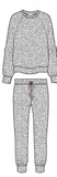 IVORY SNOW LEOPARD PEACHY PJ SET
