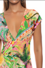 OPULENT EDEN CAP SLEEVE LONG DRESS