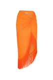 FRINGED SARONG SKIRT