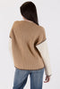 TALIA CREWNECK SWEATER WITH CONTRAST SLEEVES AND EDGING