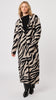RASHAD ZEBRA LONG CARDIGAN