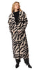RASHAD ZEBRA LONG CARDIGAN