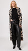 RASHAD ZEBRA LONG CARDIGAN