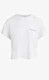 THE FAVORITE DAUGHTER CROPPED LOGO TEE