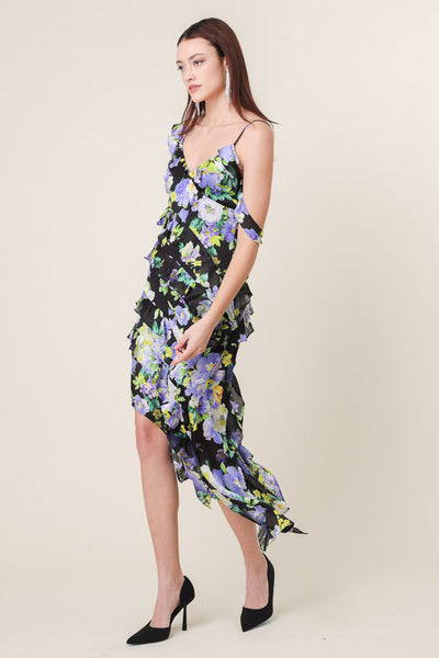 BLOOM ASYMMETRICAL DRESS