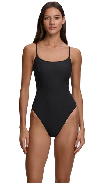 Kennedy One-Piece Polo Swimsuit