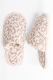 Soft Leopard Print Slippers