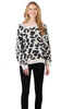 Angus Abstract Animal Print Sweater