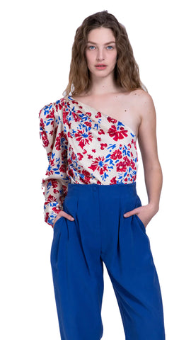 ALEXIS FLORA GROOVE CHIFFON TOP