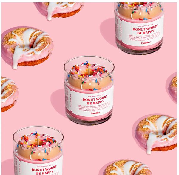 DONUT WORRY CANDLE