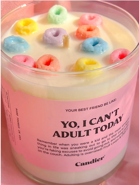YO, I CAN’T ADULT CEREAL CANDLE