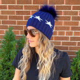 Navy Star Toque